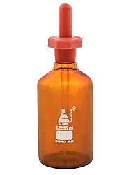 EISCO Dropping Bottle, 125ml (4.2oz) - Amber