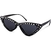 Suwaoo 30th Birthday Glasses - Cat Eye 'Birthday Queen' Birthday Party Photographic Props, Birthday Glasses for Women Cute Birthday Outfit Accessories Party Favors