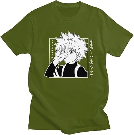 Amazon Co Jp Cymx Tシャツメンズ半袖ラウンドネックtシャツ柔らかい綿アニメマンガtシャツ服に適したtシャツ メンズトレーニング服 Color Army Green Size Xxxl ホーム キッチン