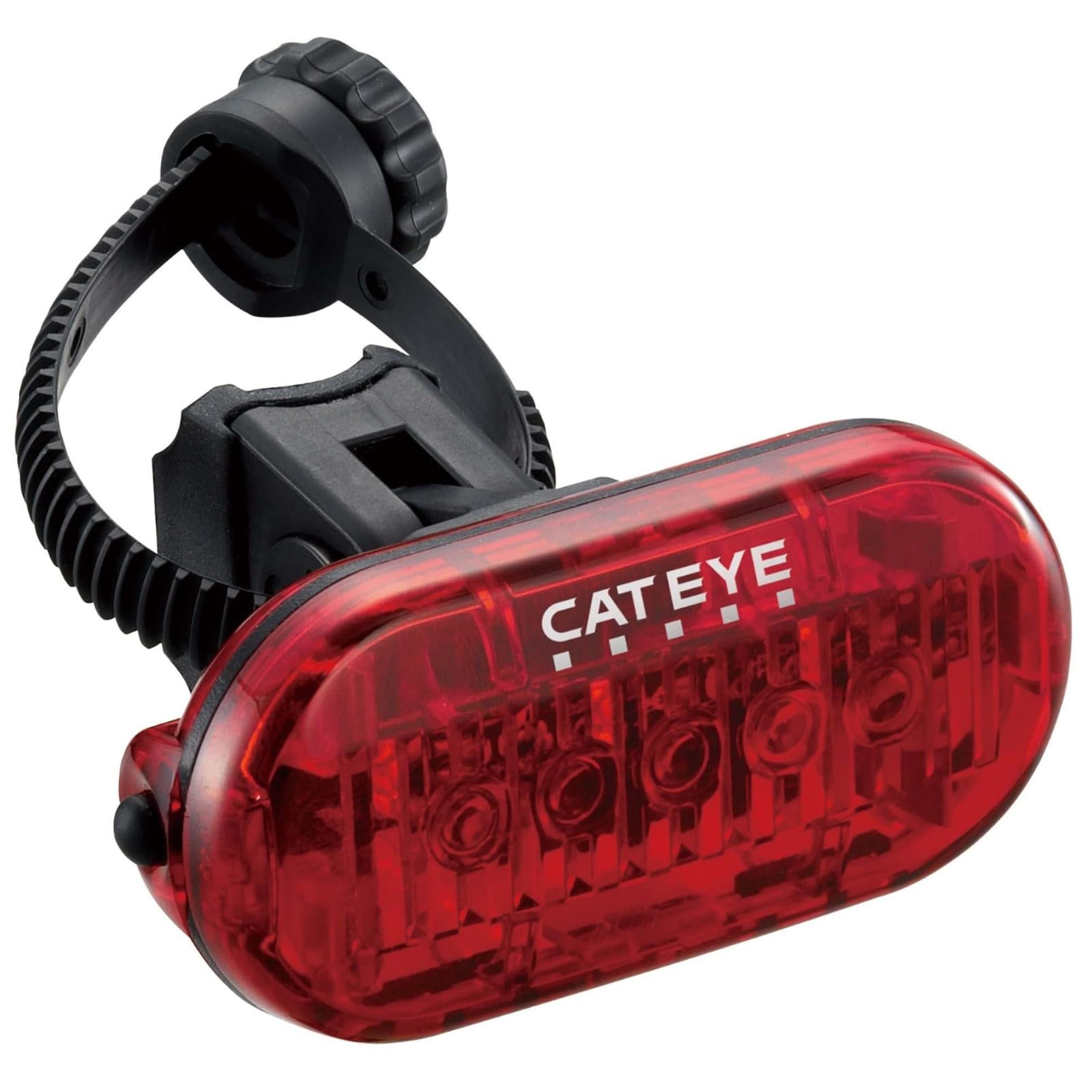 CatEye Omni 5 Rear Light 5 LED: 360° Visibility, 5 LEDs, Multiple Modes, Long Battery Life, Tool-Free Installation, Water-Resistant, Lightweight Design