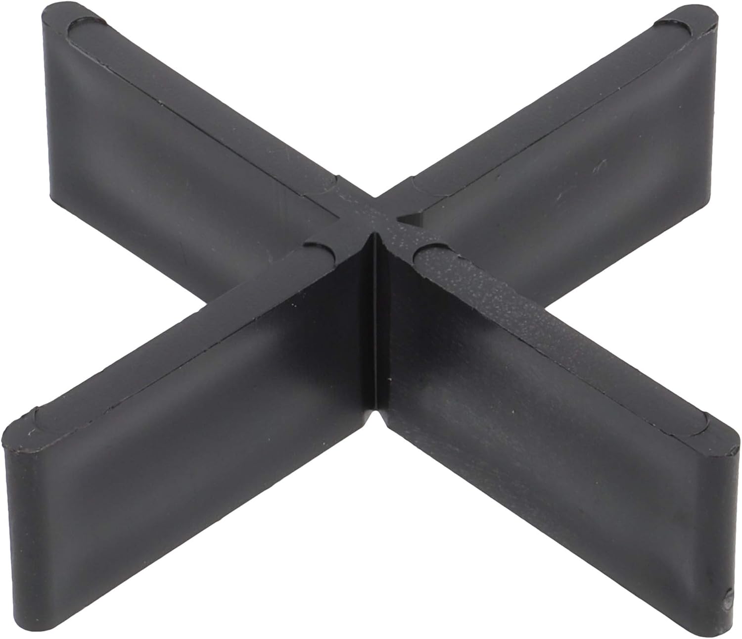 PRODIAMANT Joint Crosses for Terrace slabs Width 3mm Height 15mm 100 Pieces for Outdoor Installation, Black, 3 mm