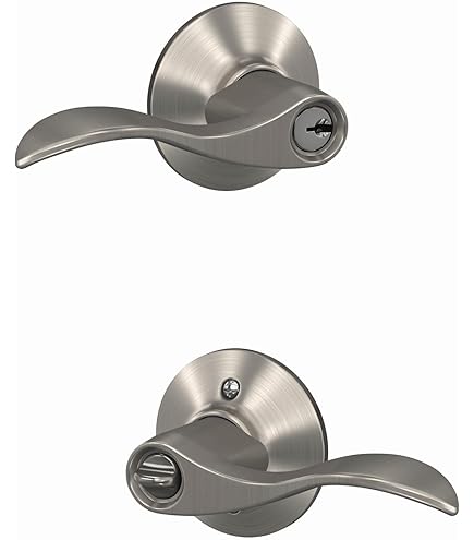 J-Series by Schlage Torino Door Lever with Standard Trim, Keyed