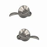 Schlage F51A ACC 619 Accent Door Lever, Keyed Entry