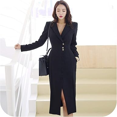 midi blazer dress