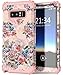 Hocase Galaxy Note 8 Case, Heavy Duty Shockproof Hard Plastic+Silicone Rubber Bumper Dual Layer Protective Case for Samsung Galaxy Note 8 (SM-N950) 2017 - Rose Gold Pink