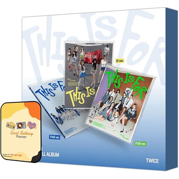 TWICE [THIS IS FOR] 4th Full Album 3 Ver Set. / 3CD+POSTER+3 Photo