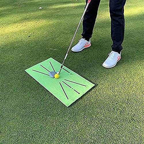XYZ Golf Mats Practice – 60 x 30cm Golf Training Mat for Swing Detection Batting – Golf Mat for Indoor and Outdoor Use – Realistic EVA Material – Golf Swing Mat for Beginners and Pros XYZ Golf Mats Practice – 60 x 30cm Golf Training Mat for Swing Detection Batting – Golf Mat for Indoor and Outdoor Use – Realistic EVA Material – Golf Swing Mat for Beginners and Pros