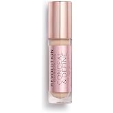 Revolution Beauty London, Conceal &amp; Define Concealer, Full Coverage &amp; Lightweight, Long-Lasting Matte Finish, Vegan &amp; Cruelty-Free, C3 Fair to Light Skin Tones, 0.14 oz
