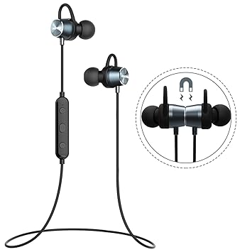 Mpow Bluetooth Kopfhörer In Ear, IPX6 Wasserdicht Sport Kopfhörer, 7-9 Stunden Spielzeit/Stereo Sound/Bluetooth 4.1/Mikrofon,