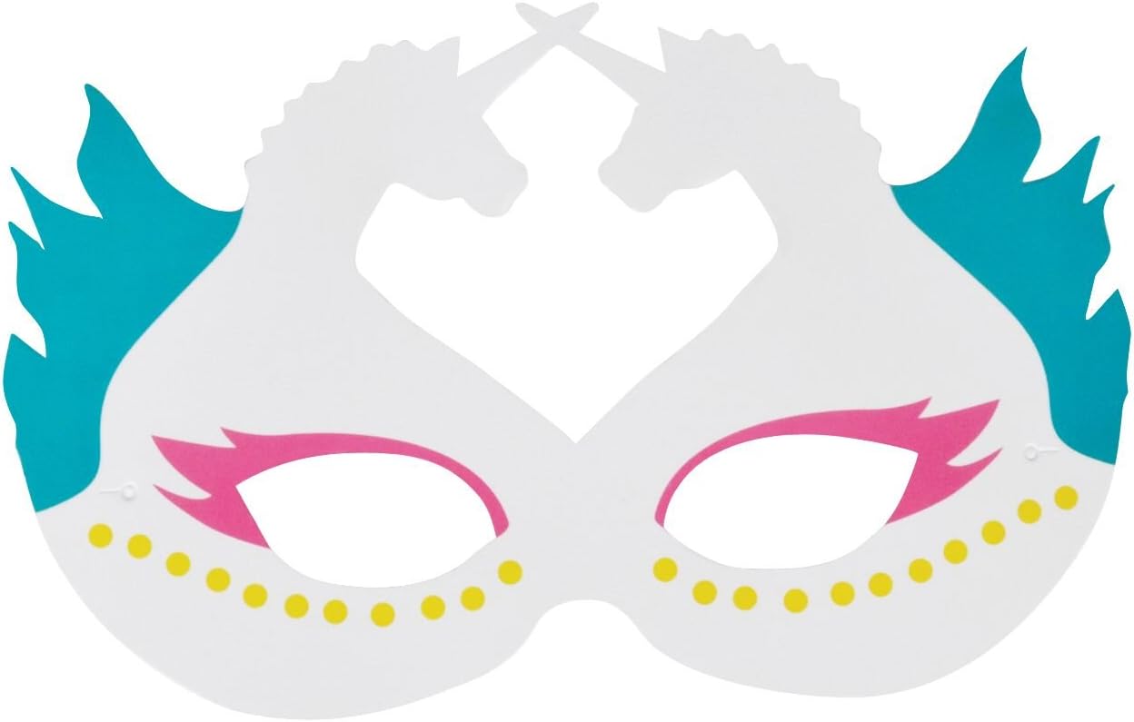 My Little Day Unicorn Masks (8 ct)