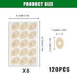 MEKEET 120Pcs Corn Cushions Oval Soft Latex Sponge Toe Plasters view 2