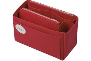 ETTP Purse Organizer, Felt Bag Organizer Insert Purse Organizer For LV Speedy, Neverfull, Tote, Handbag,Shaper 5 Sizes