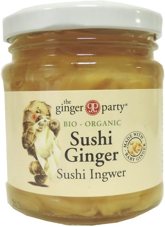 Organic Pickled Sushi Ginger - 190g