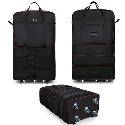SOBIY Expandable Collapsible Luggage Foldable Suitcase with Wheels