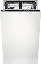 AEG 5000 Series Built-In Dishwasher FSX51407Z AirDry 45cm 9 Settings White