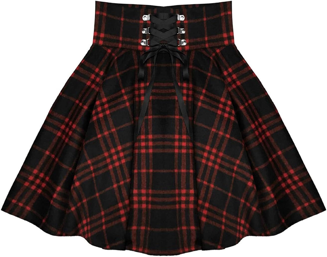 Jupe à carreaux noire fille (4-12A Jupe à carreaux noire fille (4-12A