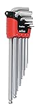 Wiha 66996 ErgoStar Ball End Hex L-Key, 9-Piece Set