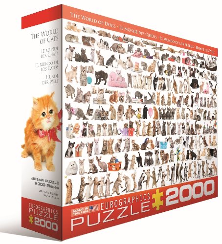 EuroGraphics The World of Cats Puzzle (2000-Piece)