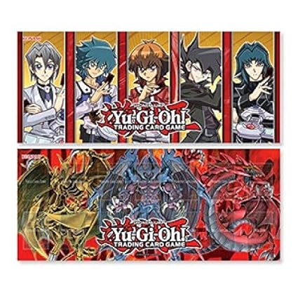 Spielbrett Yu-Gi-Oh! Legendary Collection 2 Spielfeld Jaden Yuki Zane & Götterkarten Hamon Raviel Uria Spielmatte / Playmat