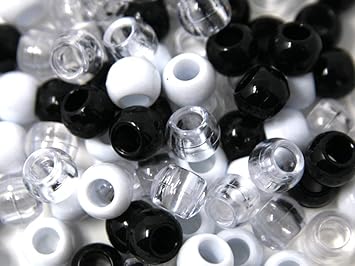 Amazon Com Tara Assorted Color Design 240 Pieces Plastic Beads