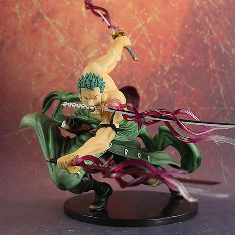 Amazon Co Jp Woyaofa アニメキャラクターモデル装飾品デスクトップ装飾緑髪オープンアームズ2元モデルおもちゃ誕生日ギフト 漫画の画像 ホーム キッチン