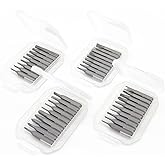 qiipii Precision S2 Steel 4mm screwdriver bit set 38pcs - Phillips 000 00 and more, Flathead, Torx 2 3 4 5 6, Torx Security, Pentalobem, Hex, Tri-Wing, Triangle, U-shaped Bits in Case Collection