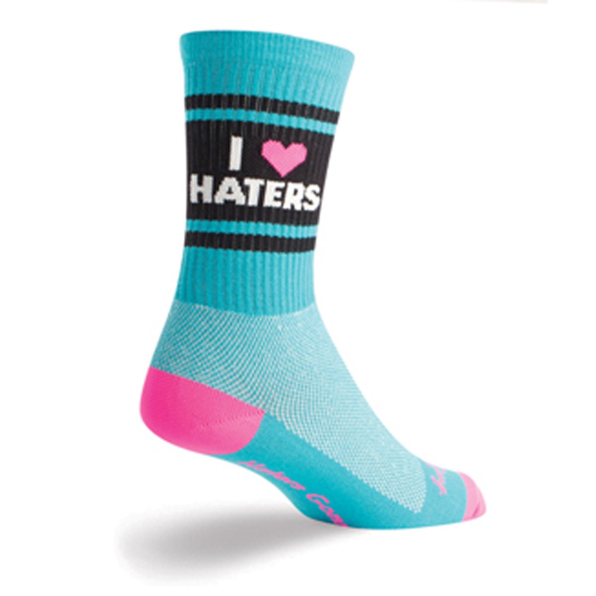 Sockguy Crew 6in I Love Haters Cycling Running Socks I Love Haters L Xl Blue Size X Large Buy Online In Guyana At Guyana Desertcart Com Productid
