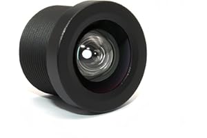 Quanmin MTV Lens HD 1.0MP 8mm 40 Degrees CCTV IR Board IP Lens M12 Fixed for 1/3" 1/4" CCD Camera Lens，CCTV 1.0 Megapixel Board Lens Black for Security Camera,Black