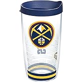 Tervis Made in USA Double Walled Denver Nuggets Arctic Insulated Tumbler Cup Keeps Drinks Cold & Hot, 16oz, Classic