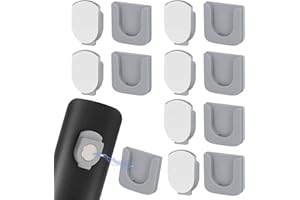 6pcs Magnetic Remote Control Holders, Adhesive Remote Control Holder Wall Mount Innovative Slot Design Remote Control Holder 