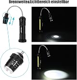 IMAGE 2 Pack BBQ Grill Lights Magnetic 360° Adjustable Side Lamp Outdoor Camping view 4