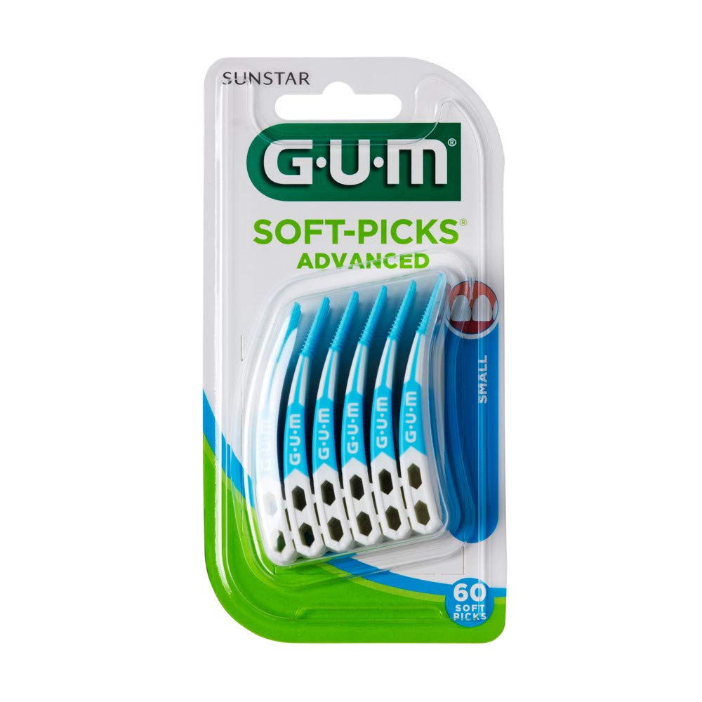 GUM 649 SOFTPICKS Advanced Small Pack of 60 Black Standard