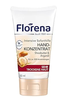 Florena Hand-Konzentrat mit Sheabutter und Arganöl, Vegan, 1er Pack (1 x 50 ml)