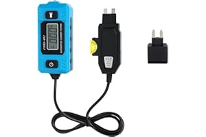 Automotive Circuit Fault Probe Tester, 20A 48V High-Precision Current Tester & Fuse Checker with Blue Backlit LCD Front Light