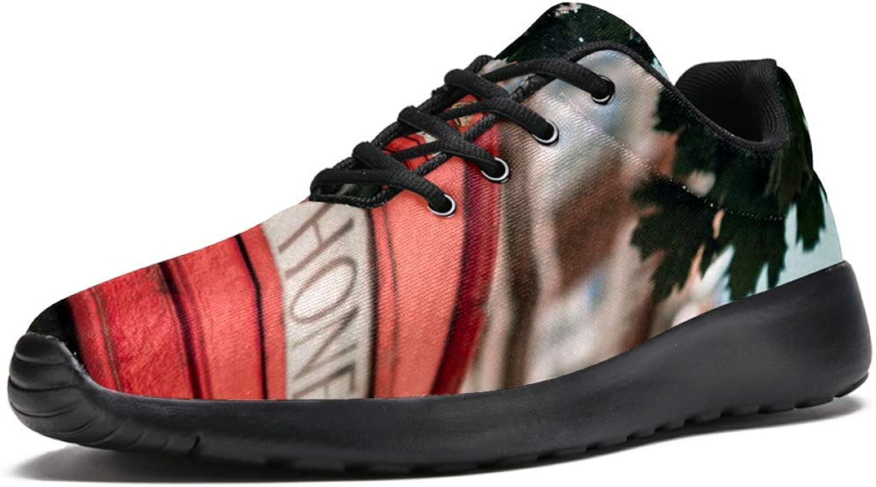 amazon red tennis shoes