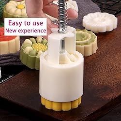 Yifanplus 10 PCS Moon Cake Mold, Mid Autumn