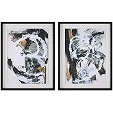 Uttermost 32265 Winterland - Abstract Framed Print (Set of 2)-38.75 Inches Tall and 30.75 Inches Wide