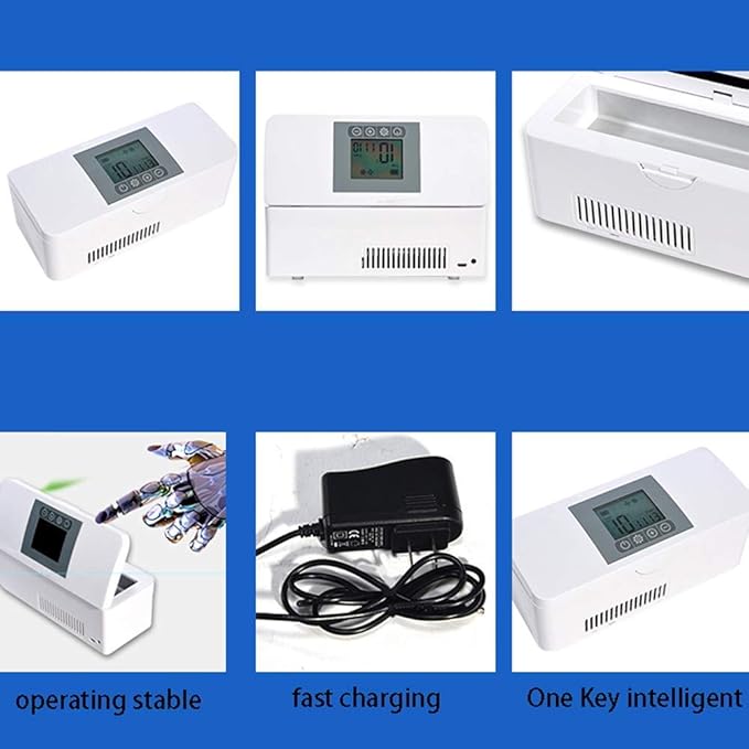Caja refrigerada de insulina Mini Nevera Y Medicación Portátil ...