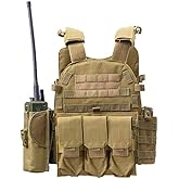 Invenko Trainning Tactical Airsoft Paintball Combat Swat Assault Army Shooting Hunting Outdoor Molle Police Vest