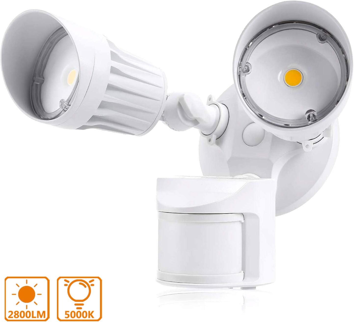 amazon twin led pir light POS