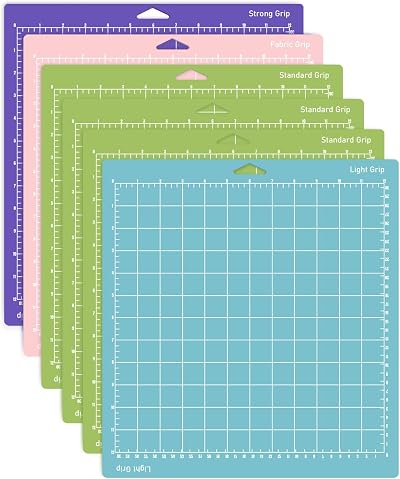 [6 Pack] Bobeen Cutting Mat 12x12 for Cricut Maker/Explore