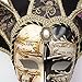 ZjpMask Volto Resin Music Jester Venetian Mask Masquerade Mardi Gras Wall Decorative Art Collection