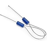 Steel Wire Security Cable Seals Disposable Heavy Duty Ties Straps Seal Numbered Anti-Tamper Package Tags Electricity/Water Meter Self-Locking Shipping for Container Trailer(50pcs,Blue)