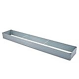Foxlang 12x2x1ft Galvanized Raised Garden