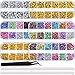 13000 Pieces Nail Rhinestones Kit Nail Rhinestones Nail Studs Half Pearl Horse Eye Rhinestones in 6 Boxes with Pick Up Tweezers and 2 cs Rhinestones Picking Pen for Nail Craft DIY