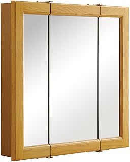 Amazon Com Zenith K16 Swing Door Medicine Cabinet Oak Home Kitchen