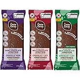 Protein Chocolate Bar x 8, with Cocoa Nibs & Sea Salt - 16g Protein, 12g Fibre, No Sugar, Non-GMO, Peruvian Cacao by The Litt