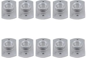 SQXBK 10PCS Weld Nuts M6 Tab Base UNC Carbon Steel Machine Screw