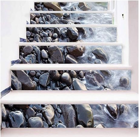 Avoir Images Amazon Com Renxiarx Chutes D Eau 3d Auto Adhesives Escaliers le plus cool salutations