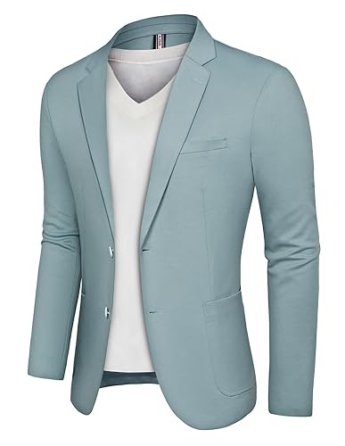 PJ PAUL JONES Suit Jacket for Men Unlined Two Button Blazer Casual